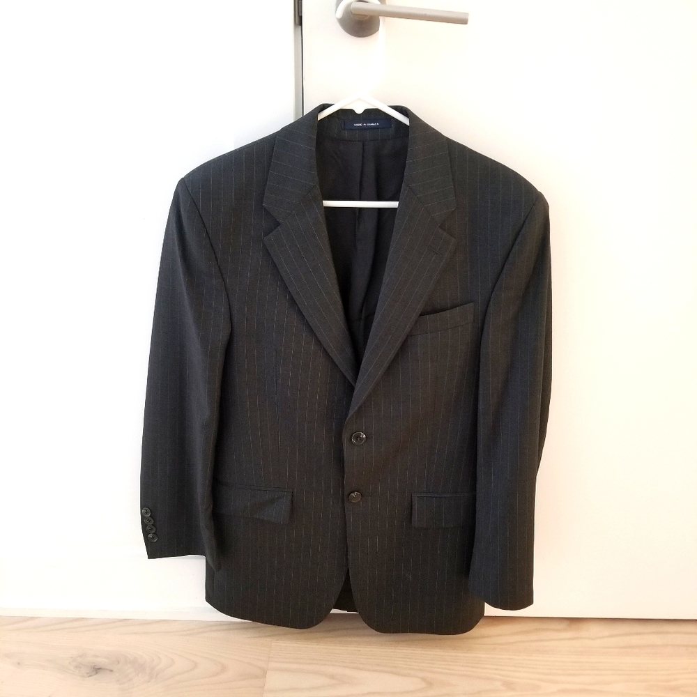 Lauren charcoal grey pinstripe suit